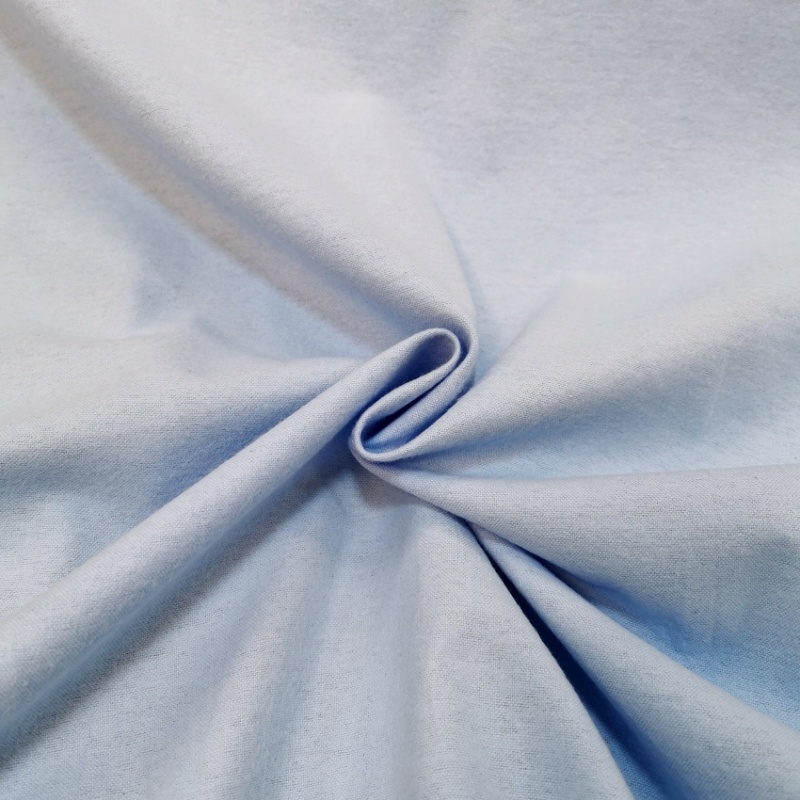 Winceyette Flannelette Cotton Baby Blue Brushed Cotton